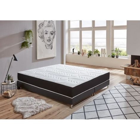 DORMIPUR Matelas 180x200 - Mousse memoire de forme - 22 cm - Equilibre - V1080 (1/4)