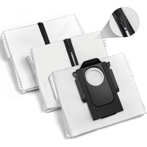 Sacs à Poussière Réutilisables pour Roborock Q10 S5+/Q7 L5+/Q7 M5+/S8+/S7 (1/5)