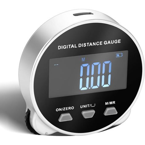 Entfernungsmesser, Rollenlineal mit digitaler Anzeige, Halbleiter-Mikroprozessor, digitale Maßbänder, elektronisches Rollmesswerkzeug, wiederaufladbar mit LCD-Anzeige