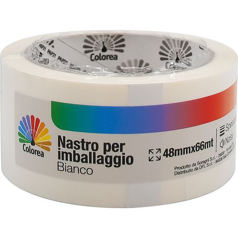 NASTRO PER IMBALLAGGIO mm 48 x 66 mt. - bianco