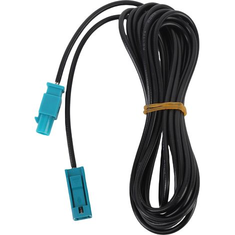 Câble d'extension d'antenne de véhicule FAKRA femelle vers radio stéréo à performances stables pour haut-parleur TV lecteur multimédia 300 cm/118,1 pouces (1/5)