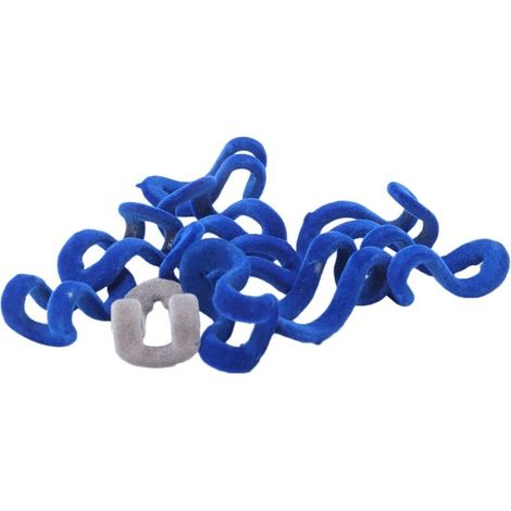 Lot de 10 mini cintres floqués créatifs de couleurs aléatoires pour la maison, légers et faciles à crocheter, pour organiser votre dressing. (1/5)