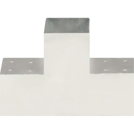 Connecteur de poteau Forme en T Métal galvanisé 101x101 mm CFW430452 (1/5)