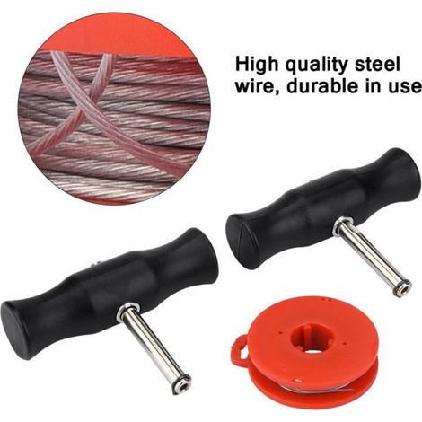 Shipenophy outil de retrait de pare-brise Kit de retrait de pare-brise professionnel pour voiture, 3 pièces, ensemble auto brise (1/5)