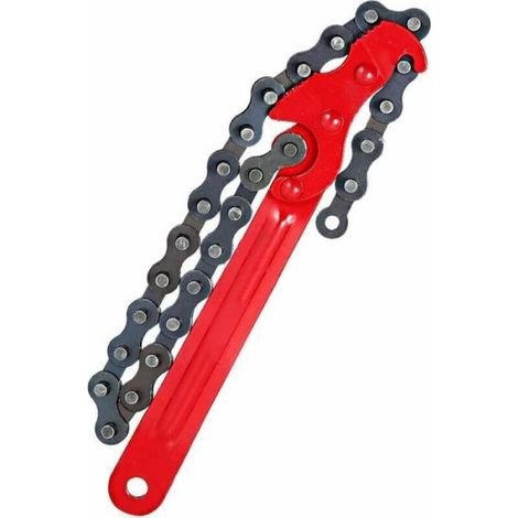 8" Clé pour filtre à huile avec chaîne réglable universelle pour réparation de voiture-LIAIKI (1/5)