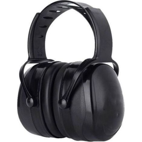 TRIMEC adjustable comfortable adult noise-canceling headphones – 38 dB SNR attenuation, black, ideal for noisy or stressful environments (1/5)