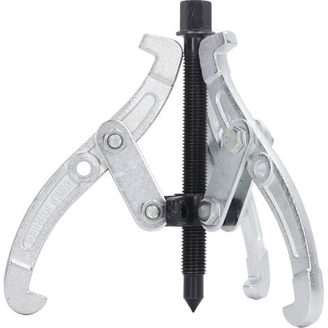 Arracheur 3 griffes 150mm en acier au carbone, tige spiralée double trou, outil d'extraction pour engrenages, roulements et poulies (1/5)