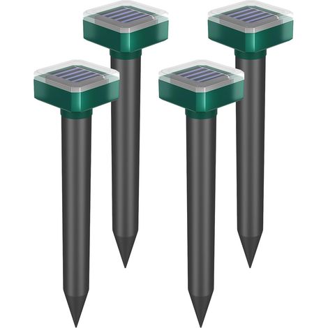 Schlangenabwehrmittel für Garten und Außenbereich - Solar-Schall-Anti-Schlangen-Geräte, wasserdicht und sicher für Haustiere.