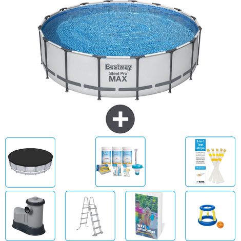 Bestway Bestway Steel Pro MAX Ronde - 488x122 cm - 8-pièces S548 (1/4)