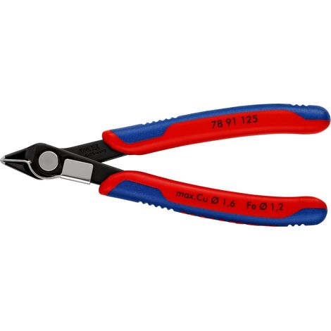 KNIPEX 78 91 125 Electronic Super Knips® avec poignées multimatières brunie 125 mm