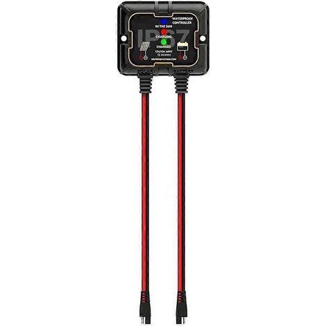 Wasserdichter 10A 12V Solarladeregler, tragbar und intelligent für AGM-, Gel- und Lithiumbatterien (1/5)