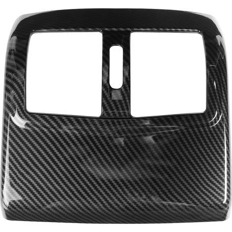Couvercle de cadre de sortie d'air arrière, garniture de ventilation en Fiber de carbone pour Mercedes Benz classe E W212 2012 – 2015