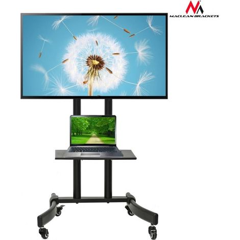 Mac-lean TV Unterstützung Pro schwarz für Bildschirme bis zu 40 kg