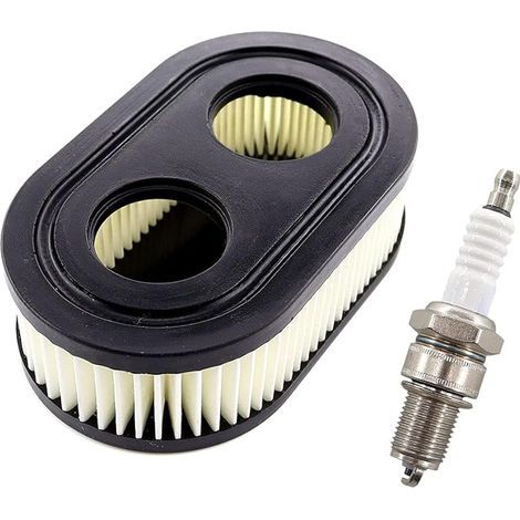 Filtre à air et bougie d'allumage pour moteurs Briggs & Stratton 550E 550EX Eco-Plus 575EX 625EX 625EXI 675EX 675EXI 675IS 725EX 725EXI Series Remplace le numéro de pièce 798452 798339 593260 (1/5)