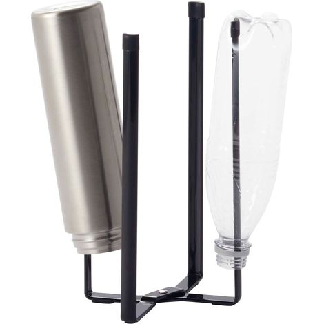 YAMAZAKI 6785 TOWER Kitchen Multi Use Stand, black, Steel/Silicon Resin, 12 x 10 x 27 cm (1/5)