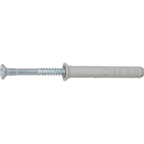TASSELLO NYLON CON VITE A CHIODO PREMONTATA mm 6x80