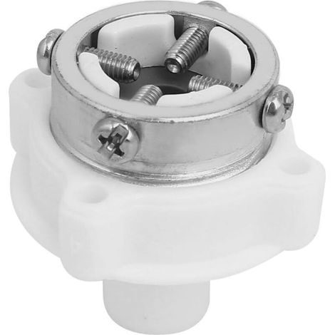 Raccord rapide pour tuyau d'alimentation machine à laver, connexion instantanée sans démontage – Laiton chromé, joints renforcés, étanchéité optimale, compatible robinets 3/4 pouce (1/3)