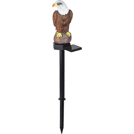 Lampe solaire de jardin/pelouse en forme d'animal, étanche, pour éclairage paysager extérieur - Aigle - (1/5)