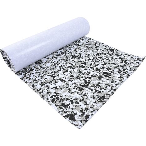 Tapis de pont en EVA camouflage teck pour planche de surf, bateau ou yacht (noir et blanc) (1/5)