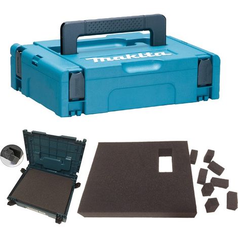 Makita MAKPAC Stacking Connector Tool Case Systainer TYPE 1 + Foam Insert (1/5)