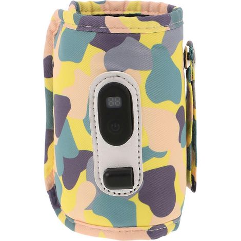 Manchon chauffant USB pour biberon, pochette chauffante isolée pour lait infantile, rechargeable, pour les voyages et les activités de plein air. (1/4)