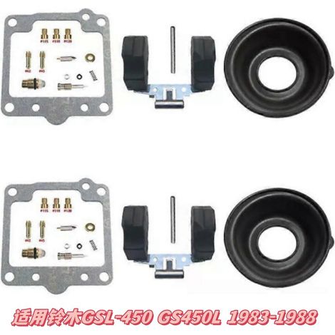 Carburetor repair kit applicable to Suzuki GSL-450 GS450L 1983-1988