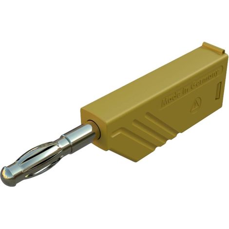 Fiche banane mâle Ø de la broche: 4 mm Hirschmann Test & Measurement LAS N WS Au 934100703 jaune 1 pc(s) (1/3)