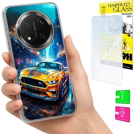 Funda para Honor Magic7 Lite con cubierta fotográfica y tapa trasera + cristal 9H (1/5)