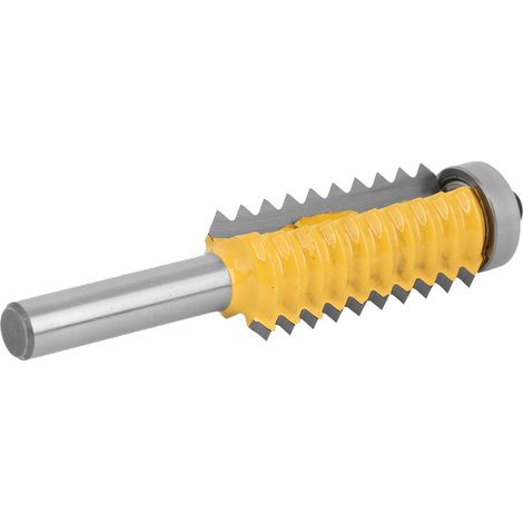 Fraise à bois à tige de 8 pouces, fraise à profiler pour rail, fraise à profiler pour rainures ondulées, couteau de fraisage pour bois à dents multiples (fraise à bois à dents multiples 8 x 41) (1/5)