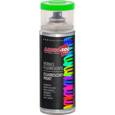 BOMBOLETTA FLUORESCENTE VERDE ml. 400 (1/4)