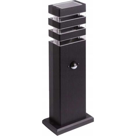 Palo da giardino SO-40P 1x GU10 PIR IP44 nero (1/5)