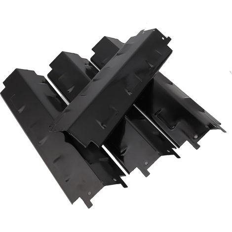 Lot de 4 cache-brûleurs en acier inoxydable de 37 cm pour barbecue Landmann, Outback, Enders, Uniflame, Barbecook Manua 2, Tarrington House, plaque chauffante, distributeur de flamme, pièces de