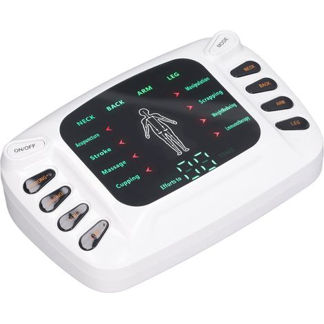 Appareil de Massage Électrique Pulsé Micro-courant 15 Niveaux 8 Programmes Détente Musculaire 100-240V EU (1/5)