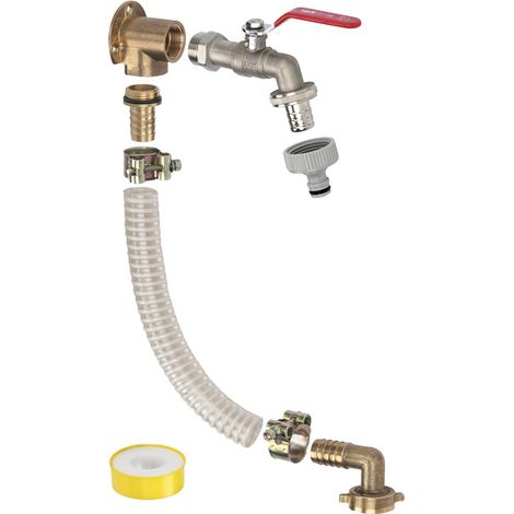 Metabo – Kit de montage de pompe MSD 1000-HWA 903061243 – Raccord filetage extérieur 1' – Tuyau de pression 1m – Instructions de montage incluses (1/2)
