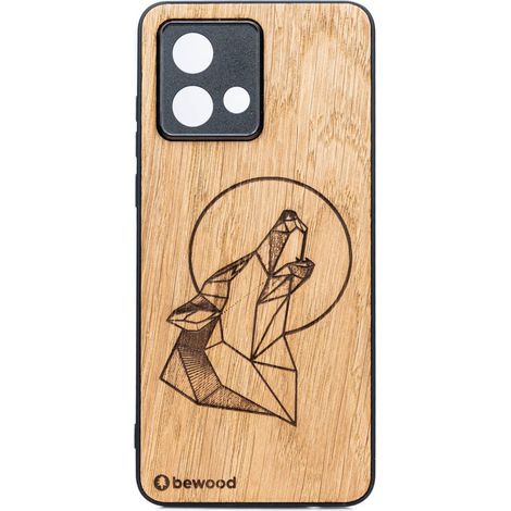 Bewood Holzkoffer für Motorola G84 5G Wolf OAK (1/2)