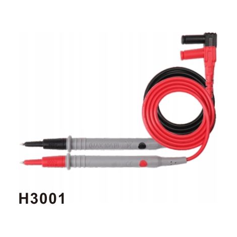 DRÄHTE, TESTKABEL, ANSCHLÜSSE, HABOTEST-SONDE, 18 AWG, PAAR VON 2 (1/4)
