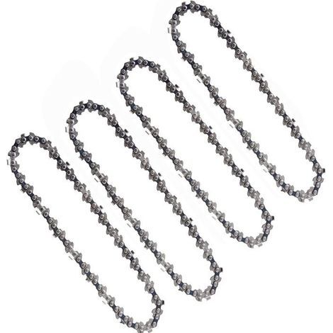 4 Pièces Chaînes De Tronçonneuse 6 Pouces 1/4 Pouces Compatibles Mini Tronçonneuses électriques Sans Fil 6 Pouces (1/5)