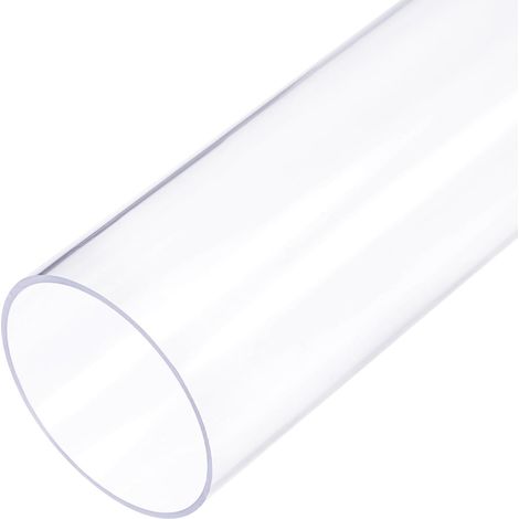Tube PVC Rigide Transparent 30mm ID x 32mm OD x 0.4M Tube Rond pour Aquarium et Bricolage (1/5)