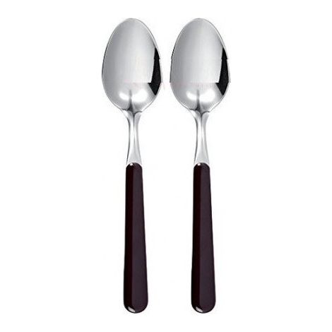 Excelsa cucchiaini Trendy caffè acciaio inox bordeaux 2 pezzi
