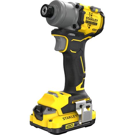 Stanley FatMax - V20 Visseuse à impacts 203 Nm BRUSHLESS - Lithium 18V - 1 batterie 2 Ah en malette Pro-Stack - SFMCF830D1T-QW (1/3)