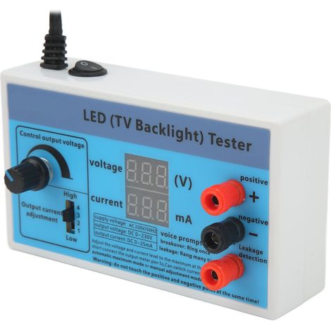 Testeur de rétroéclairage de téléviseur LED 0-230 V, outil multifonctionnel de réparation et de test de bandes et de perles LED, norme européenne 220 V. (1/5)