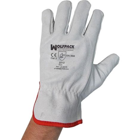 Guantes Piel FLOR 7" Con Colgador (Par) (1/3)