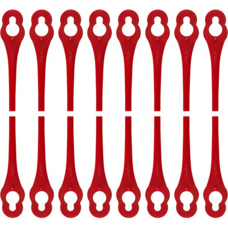 Packung mit 100 Ersatz-Kunststoffklingen für LIDL Florabest Kantenschneider – Länge 8,3 cm