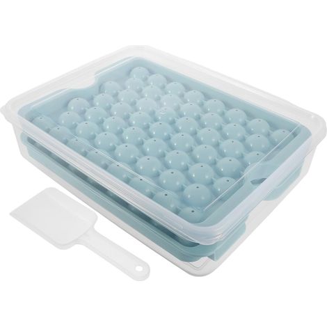 Bac à Glaçons avec Couvercle et Moule, Porte-glaçons Réutilisable en (1/5)