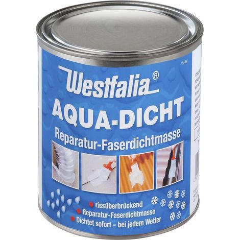 Aqua Dicht - transparente Abdichtmasse, faserverstärkt, 1 L Dose (1/5)