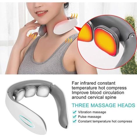 Massageur de Cou à Percussion pour Détendre Muscles Nuque - Appareil de Thérapie par Vibration - Cadeau Bien-Être (1/5)