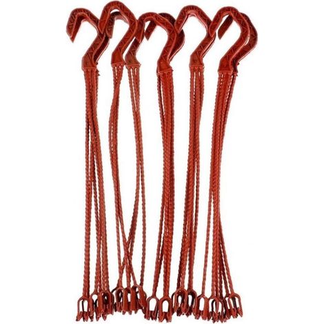 Pflanzenampel, 10 Stück, 39 cm, Kunststoff-Blumentöpfe, Hängehaken, Gartenkorbträger, Hängeketten für Decke, Balkon, Terrasse