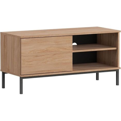 Meuble TV Lomsore 100, Clair bois, Le nombre de portes: 1, Nombre de tiroirs: 0, 101x50x41cm (1/5)