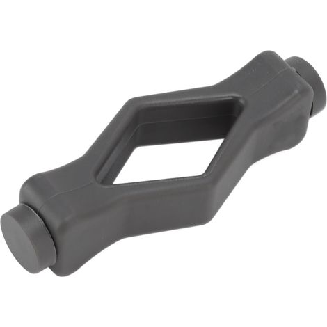 Cale de porte de lave-linge à chargement frontal en forme de bouche, aimant puissant, gris (1/5)