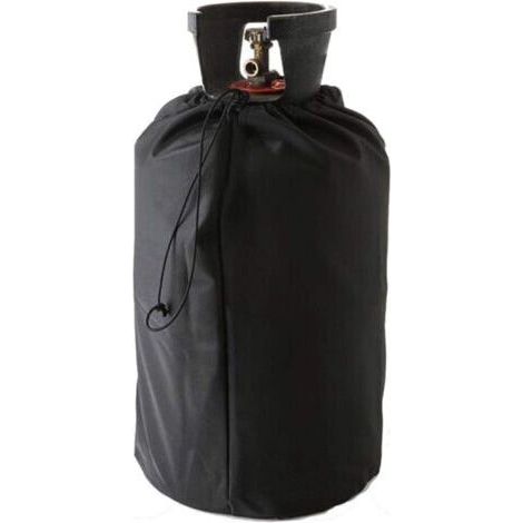 Housse pour bouteille de gaz propane, housse de protection pour bouteille de gaz 210D avec cordon de serrage réglable, housse Oxford imperméable, coupe-vent et résistante aux UV pour bouteilles de gaz